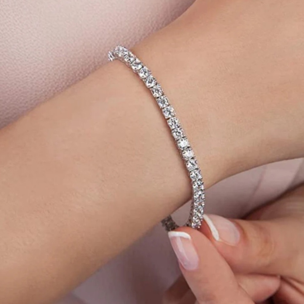 Silver Tennis Bracelet